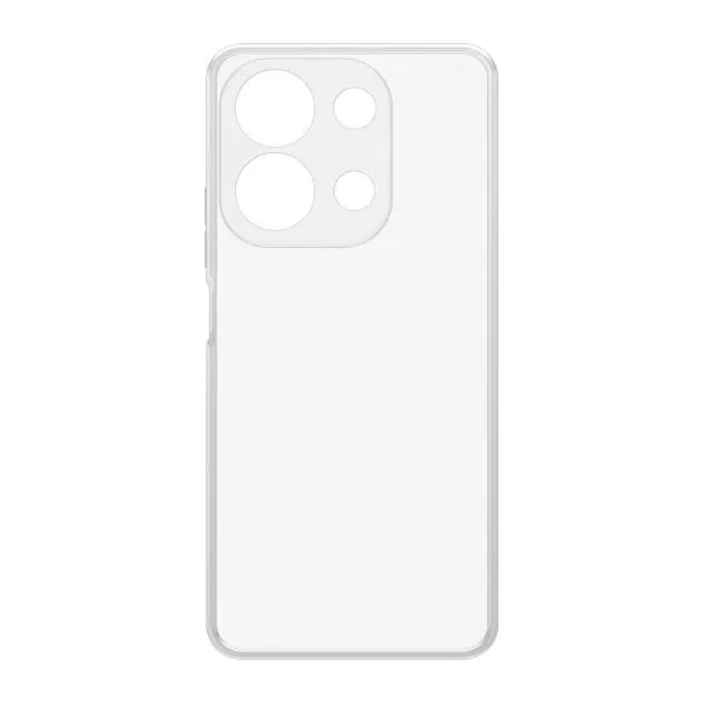 Чехол PERO для Redmi Note 13, силикон, усиленный, прозрачный